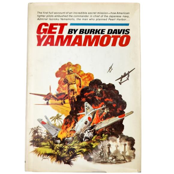 Get Yamamoto Hardcover Book 1969 By Burke Davis Dust Jacket Random House - Picture 1 of 5